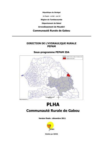 Communauté Rurale de Gabou - pepam