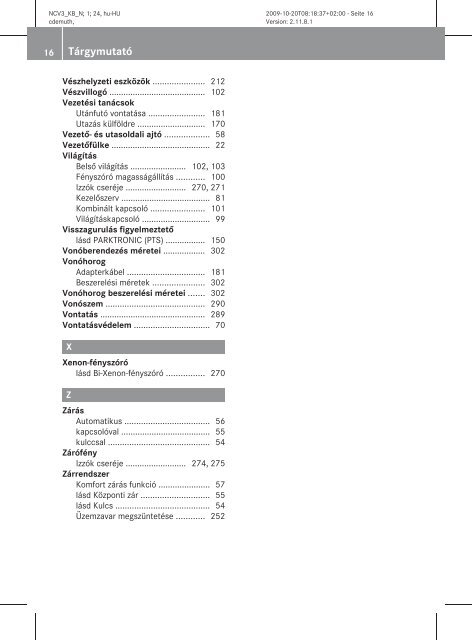 Mercedes-Benz Sprinter kezelÃ©si ÃºtmutatÃ³ letÃ¶ltÃ©se (PDF)