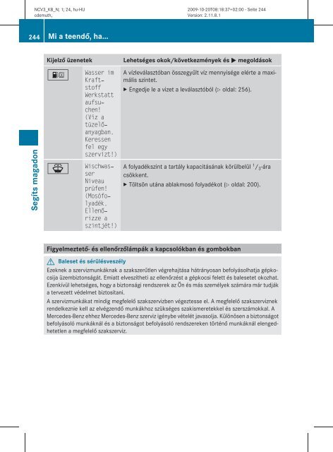 Mercedes-Benz Sprinter kezelÃ©si ÃºtmutatÃ³ letÃ¶ltÃ©se (PDF)