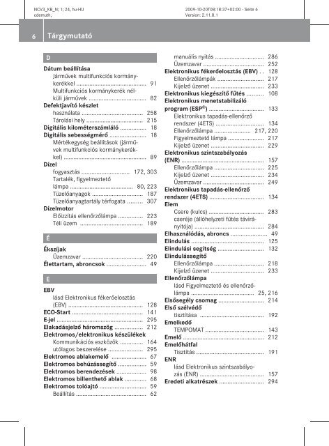 Mercedes-Benz Sprinter kezelÃ©si ÃºtmutatÃ³ letÃ¶ltÃ©se (PDF)