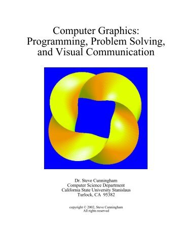 Programming, Problem Solving, and Visual Communication