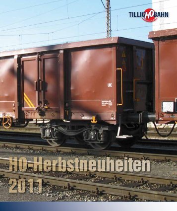 H0-Herbstneuheitenprospekt 2011 - Tillig