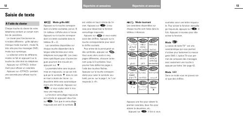 Configuration des appels - Fido