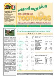 Mitteilungsblatt Nr. 25/2013 vom 21.06.2013 - Todtmoos