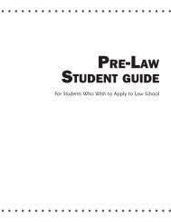 PreLaw Guide - Student Affairs - Stony Brook University