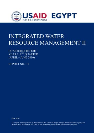 INTEGRATED WATER RESOURCE MANAGEMENT II