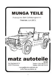 Matz Autoteile - Heizungsschlauch