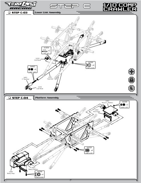 1/10 Comp Crawler Race Roller Manual - Team Losi Racing