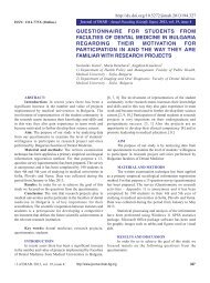 QUESTIONNAIRE FOR STUDENTS FROM ... - Journal of IMAB