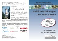 Forum Gesundheit 60. Medizinischer Bürgerdialog - MedandMore