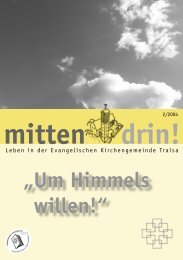 Um Himmels willen - Ev. Kirchengemeinde Traisa