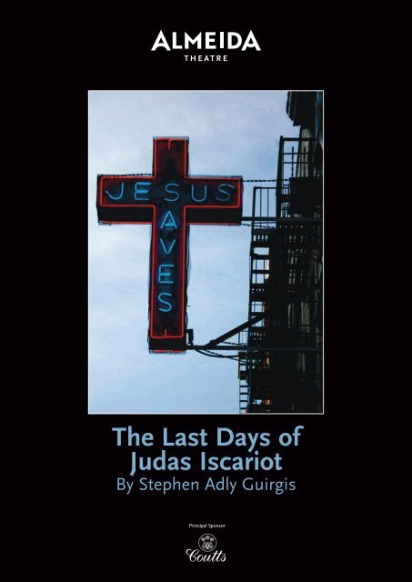 The Last Days of Judas Iscariot - Almeida Theatre