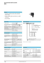 Incremental shaft encoder BDK