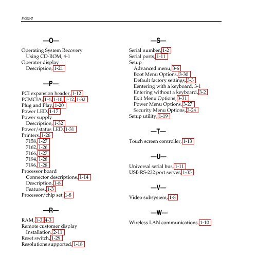 ncr/doc/RealPOS/7455/Technical_Manuals/7455_Re... - Alsys Data