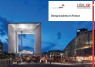 Doing business in France - HSBC Global Connections