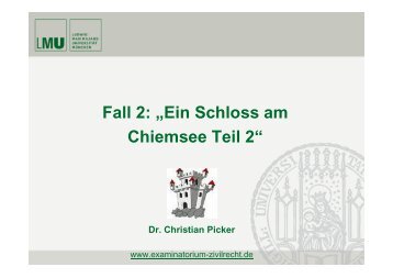 Fall 2: Ã¢Â€ÂžEin Schloss am Chiemsee Teil 2Ã¢Â€Âœ