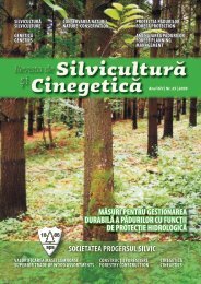 Anul XIV | Nr. 25 | 2009 - Societatea Progresul Silvic