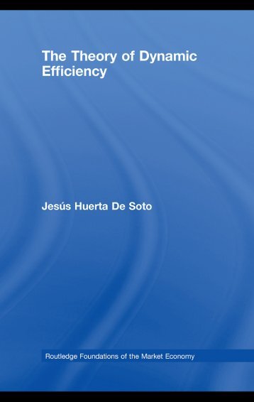 1 The theory of dynamic efficiency