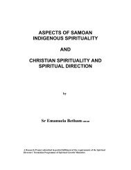 aspects of samoan indigenous spirituality and christian spirituality