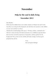 To open the whole Monthly Letter as a PDF, please ... - Bert Hellinger