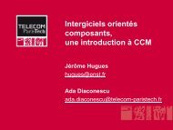Composants CCM - DÃ©partement Informatique et RÃ©seaux