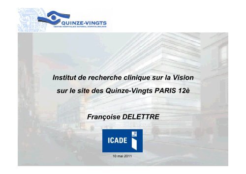 Institut de recherche clinique sur la Vision sur le site ... - RICS Europe