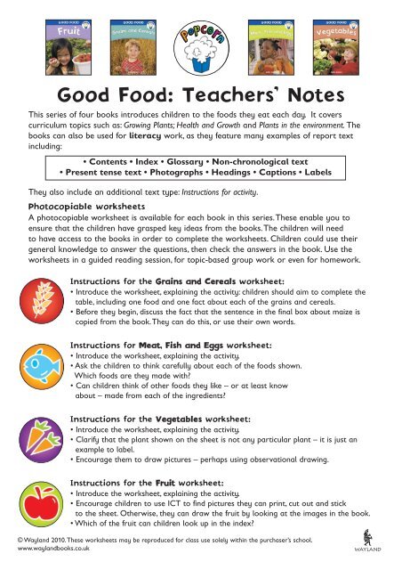 Labels and captions worksheets