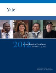 Annual Benefits Enrollment - Yale University