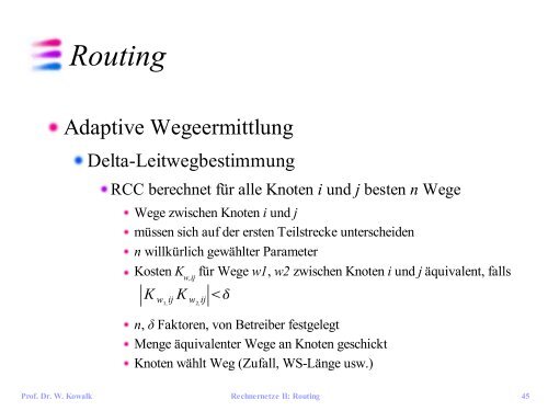 Routing