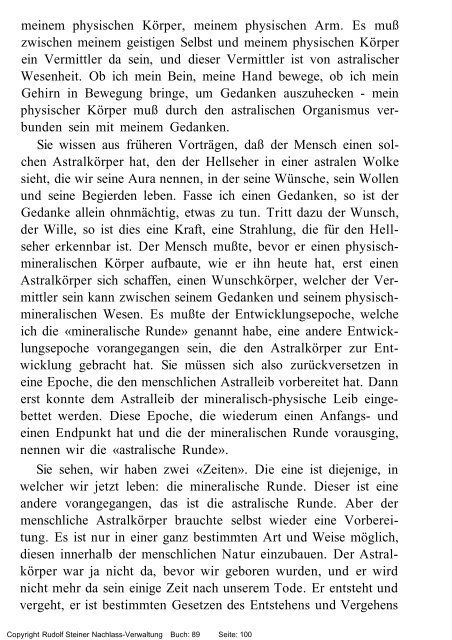 rudolf steiner gesamtausgabe vortrÃ¤ge - Freie Verwaltung des ...