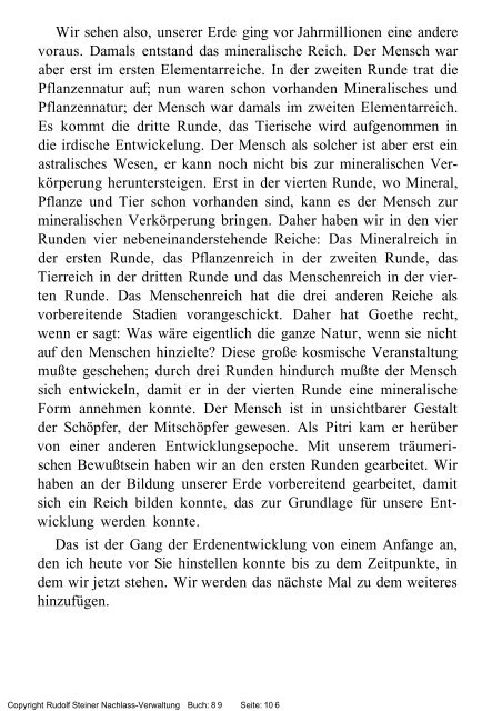 rudolf steiner gesamtausgabe vortrÃ¤ge - Freie Verwaltung des ...