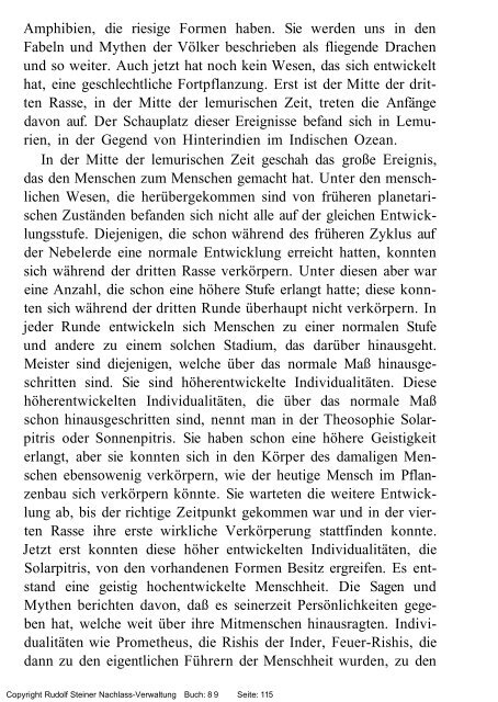 rudolf steiner gesamtausgabe vortrÃ¤ge - Freie Verwaltung des ...