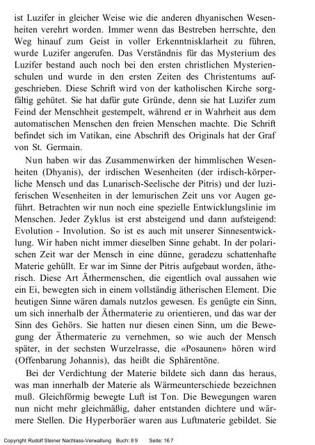 rudolf steiner gesamtausgabe vortrÃ¤ge - Freie Verwaltung des ...