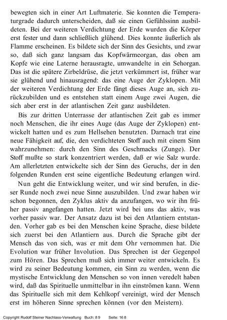 rudolf steiner gesamtausgabe vortrÃ¤ge - Freie Verwaltung des ...