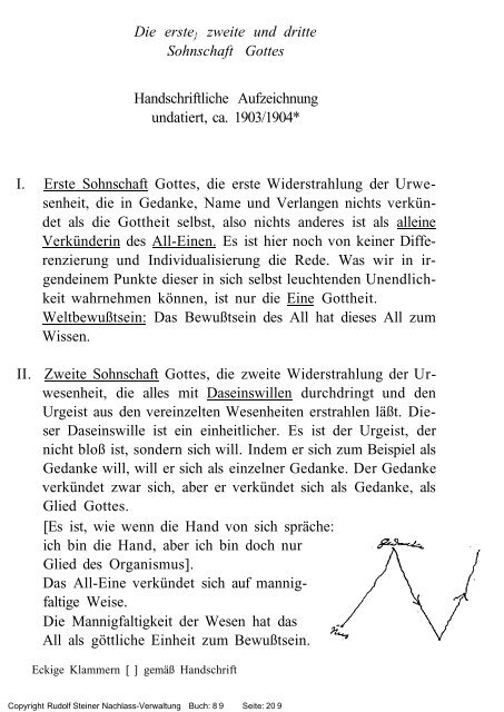 rudolf steiner gesamtausgabe vortrÃ¤ge - Freie Verwaltung des ...