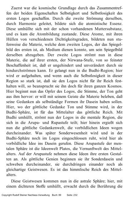 rudolf steiner gesamtausgabe vortrÃ¤ge - Freie Verwaltung des ...