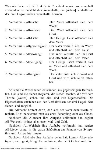 rudolf steiner gesamtausgabe vortrÃ¤ge - Freie Verwaltung des ...