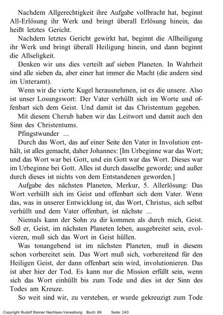 rudolf steiner gesamtausgabe vortrÃ¤ge - Freie Verwaltung des ...