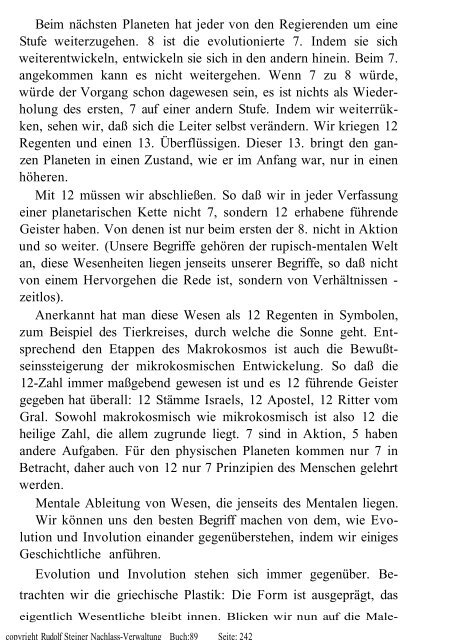 rudolf steiner gesamtausgabe vortrÃ¤ge - Freie Verwaltung des ...