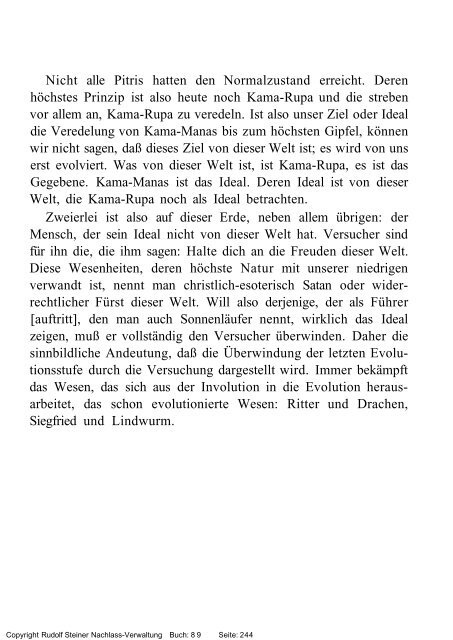 rudolf steiner gesamtausgabe vortrÃ¤ge - Freie Verwaltung des ...