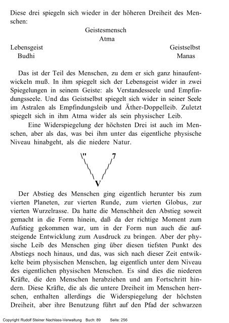 rudolf steiner gesamtausgabe vortrÃ¤ge - Freie Verwaltung des ...