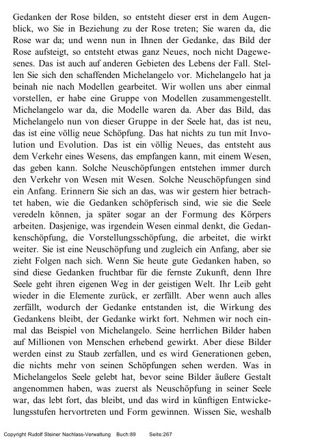 rudolf steiner gesamtausgabe vortrÃ¤ge - Freie Verwaltung des ...