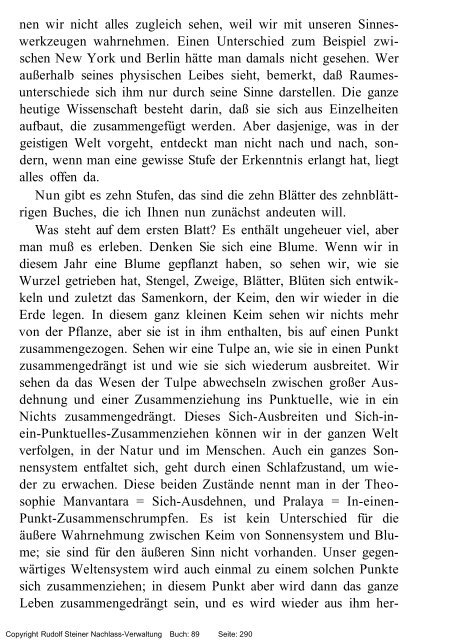 rudolf steiner gesamtausgabe vortrÃ¤ge - Freie Verwaltung des ...