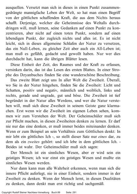 rudolf steiner gesamtausgabe vortrÃ¤ge - Freie Verwaltung des ...