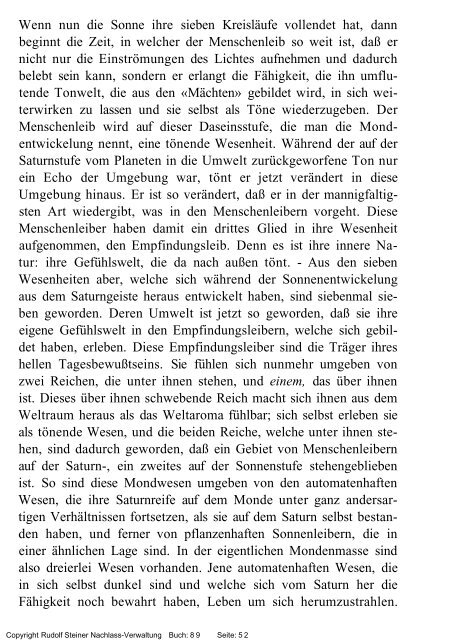 rudolf steiner gesamtausgabe vortrÃ¤ge - Freie Verwaltung des ...