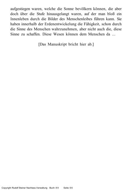 rudolf steiner gesamtausgabe vortrÃ¤ge - Freie Verwaltung des ...