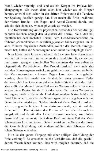 rudolf steiner gesamtausgabe vortrÃ¤ge - Freie Verwaltung des ...