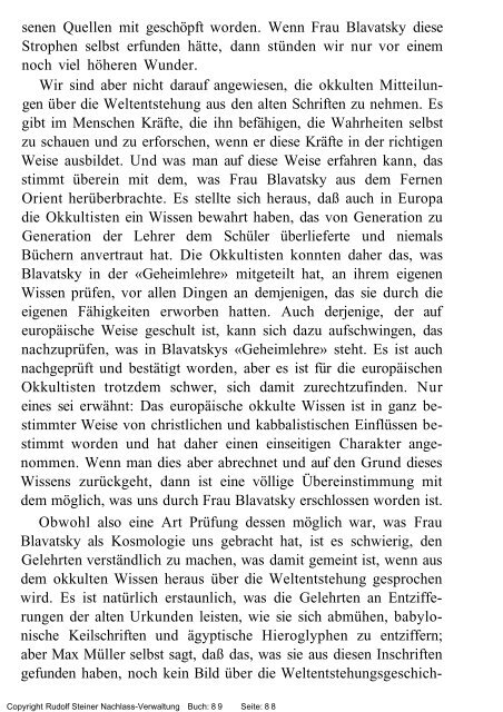 rudolf steiner gesamtausgabe vortrÃ¤ge - Freie Verwaltung des ...