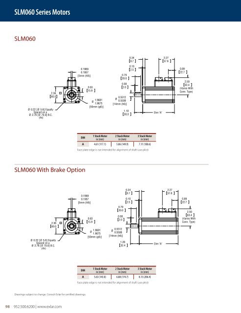 PRODUCT CATALOG - Exlar