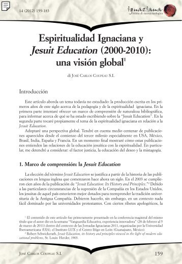 la Jesuit Education - Rivista di Ricerca Teologica